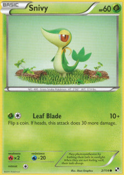 Snivy - Nero e Bianco (Common) [BLW-2]
