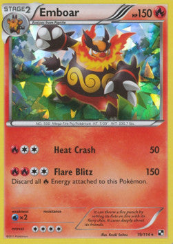 Emboar - Nero e Bianco (Holo Rare) [BLW-19]