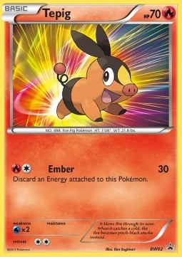 Tepig - BW Black Star Promos (Promo) [BW-02]