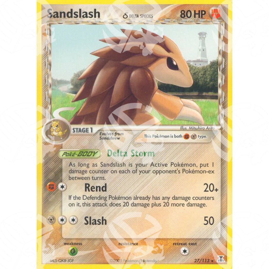 EX Specie Delta - Sandslash δ - 27/113 - Warcard - EX Specie Delta - Sandslash δ - 27/113 i prezzi più bassi sul mercato, solo da www.warcardshop.com! Carte singole, box, buste e mazzi.
