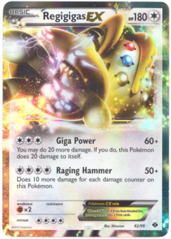 Regigigas EX - Destini Futuri (Ultra Rare) [NXD-82]
