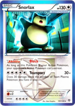 Snorlax - Uragano Plasma (Rare) [PLS-101]