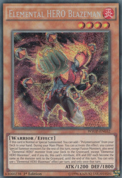 Blazeman EROE Elementale - Superstar Mondiali (Secret Rare) [WSUP-032]
