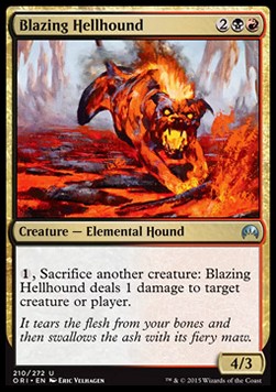 Segugio Infernale Ardente - Magic Origins (Uncommon) [ORI-210]