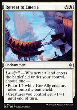 Ritirata verso Emeria - Battaglia per Zendikar (Uncommon) [BFZ-44]