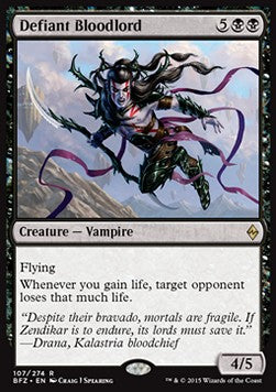 Signore Sanguinario Sprezzante - Battaglia per Zendikar (Rare) [BFZ-107]