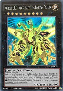 Numero C107: Neo Drago Tachionico Occhi Galattici - 2015 Mega-Tin Mega Pack (Super Rare) [MP15-023]