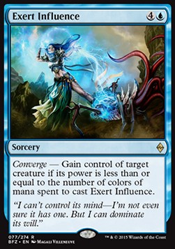 Esercitare Influenza - Battaglia per Zendikar (Rare) [BFZ-77]