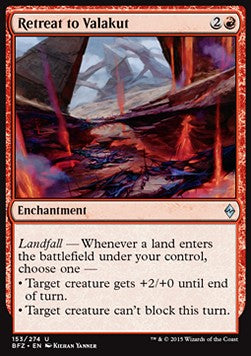 Ritirata verso Valakut - Battaglia per Zendikar (Uncommon) [BFZ-153]