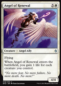 Angelo del Rinnovamento - Battaglia per Zendikar (Uncommon) [BFZ-18]
