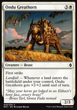 Corno Possente di Ondu - Battaglia per Zendikar (Common) [BFZ-40]