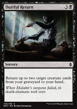 Ritorno Diligente - Battaglia per Zendikar (Common) [BFZ-110]