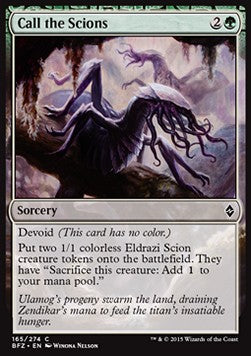 Invocare i Discendenti - Battaglia per Zendikar (Common) [BFZ-165]