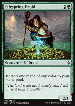 Druida della Sorgente Vitale - Battaglia per Zendikar (Common) [BFZ-177]