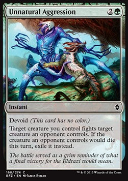 Aggressione Innaturale - Battaglia per Zendikar (Common) [BFZ-168]