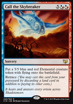 Invocare il Solcacielo - Commander 2015 (Rare) [C15-240]