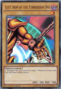 Braccio Sx del Proibito - I Deck Leggendari di Yugi (Ultra Rare) [YGLD-A21]
