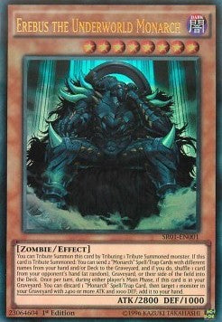 Erebus the Underworld Monarch - Structure Deck: Emperor of Darkness (Ultra Rare) [SR01-001]