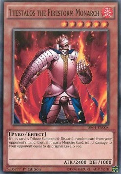 Thestalos il Monarca della Tempesta di Fuoco - Structure Deck: Emperor of Darkness (Common) [SR01-008]