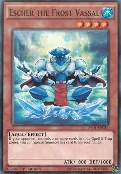 Escher the Frost Vassal - Structure Deck: Emperor of Darkness (Common) [SR01-013]