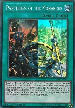 Pantheism of the Monarchs - Structure Deck: Emperor of Darkness (Super Rare) [SR01-023]