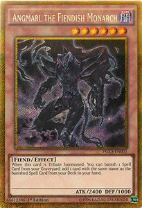 Angmarl the Fiendish Monarch - Premium Oro: Oro Infinito (Gold Secret Rare) [PGL3-001]