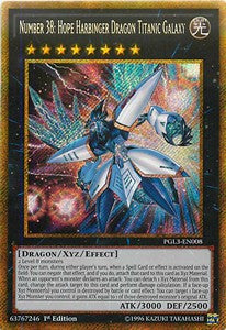 Numero 38: Drago Titanico Galattico Annunciatore di Speranza - Premium Oro: Oro Infinito (Gold Secret Rare) [PGL3-008]
