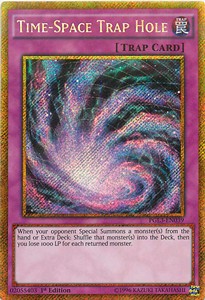 Buco Trappola Spazio-Temporale - Premium Oro: Oro Infinito (Gold Secret Rare) [PGL3-039]