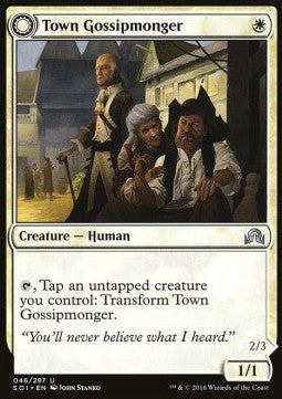 Pettegola del Paese // Marmaglia Esagitata - Ombre su Innistrad (Uncommon) [SOI-46]