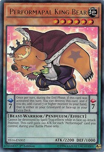 Performapal King Bear - Starter Deck: Yuya (Ultra Rare) [YS16-002]