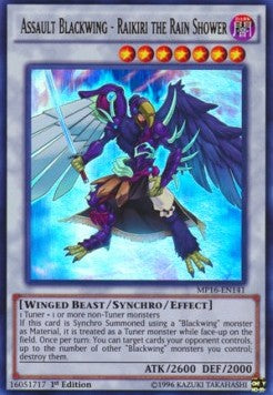 Assault Blackwing - Raikiri the Rain Shower - 2016 Mega-Tin Mega Pack (Ultra Rare) [MP16-141]
