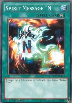 Messaggio dello Spirito "N" - Duelist Pack: Rivali del Faraone (Common) [DPRP-043]