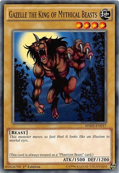 Gazelle, Re delle Bestie Mitiche - Structure Deck: Yugi Muto (Common) [SDMY-017]