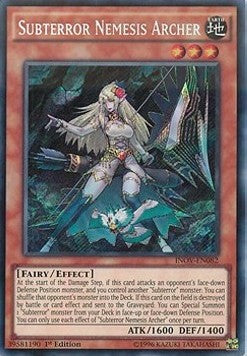 Subterror Nemesis Archer - Invasion: Vengeance (Secret Rare) [INOV-082]