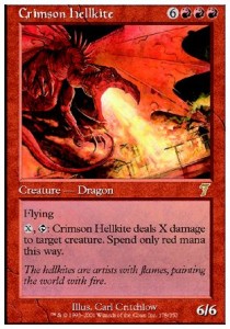 Nibbio Infernale Scarlatto - Settima Edizione (Rare) [7ED-178]