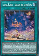 Sceneggiatura dell'Abisso - Ascesa del Re dell'Abisso - Soldati del Destino (Secret Rare) [DESO-027]