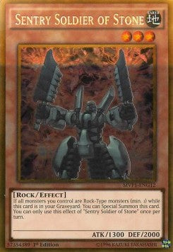 Soldato Sentinella di Pietra - The Dark Side of Dimensions Movie Pack (Gold Rare) [MVP1-G12]