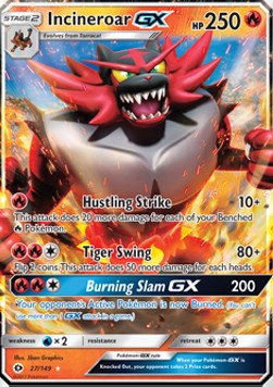 Incineroar GX - Sole e Luna (Ultra Rare) [SUM-27]