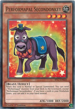Performapal Secondonkey - Star Pack Battaglia Campale (Common) [SP17-025]
