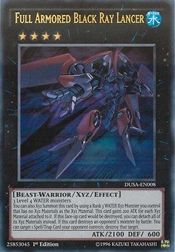 Lanciere Raggio Nero Armatura Completa - Duelist Saga (Ultra Rare) [DUSA-008]
