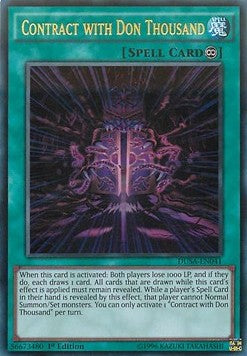 Contract with Don Thousand - Duelist Saga (Ultra Rare) [DUSA-041]