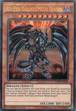 Drago Metallico Oscuro Occhi Rossi - Duelist Saga (Ultra Rare) [DUSA-068]
