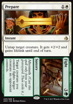 Preparata // Combattere - Amonkhet (Rare) [AKH-220]