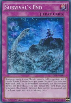 Fine della Sopravvivenza - Structure Deck: Dinosmasher's Fury (Super Rare) [SR04-030]