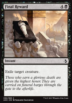 Ricompensa Finale - Amonkhet (Common) [AKH-92]
