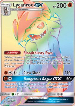 Lycanroc GX - Guardiani Nascenti (Secret Rare) [GRI-156]