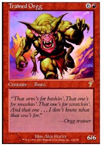 Orgg Addestrato - Settima Edizione (Rare) [7ED-224]