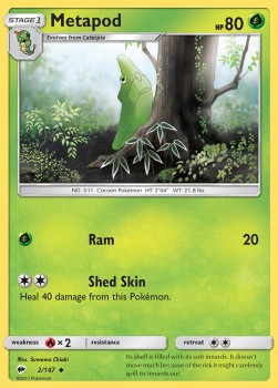 Metapod - Ombre Infuocate (Uncommon) [BUS-2]