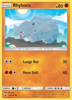 Rhyhorn - Ombre Infuocate (Common) [BUS-65]