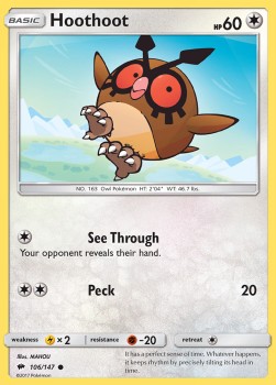 Hoothoot - Ombre Infuocate (Common) [BUS-106]